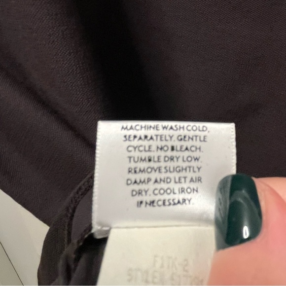 Eileen Fisher Women's Brown washable Crepe Pencil Skirt Size Large pull on NEW - Picture 7 of 10